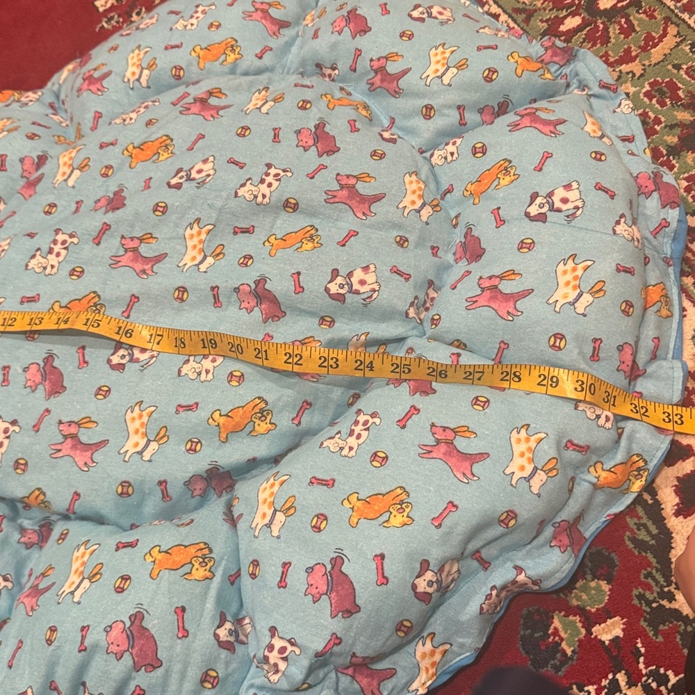 Handmade Pet Bed with Animal Print - Picture 4 of 4